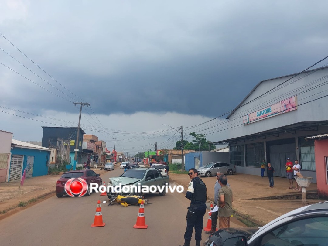 BATIDA FRONTAL: Mulher é socorrida com suspeita de traumatismo craniano após grave acidente 