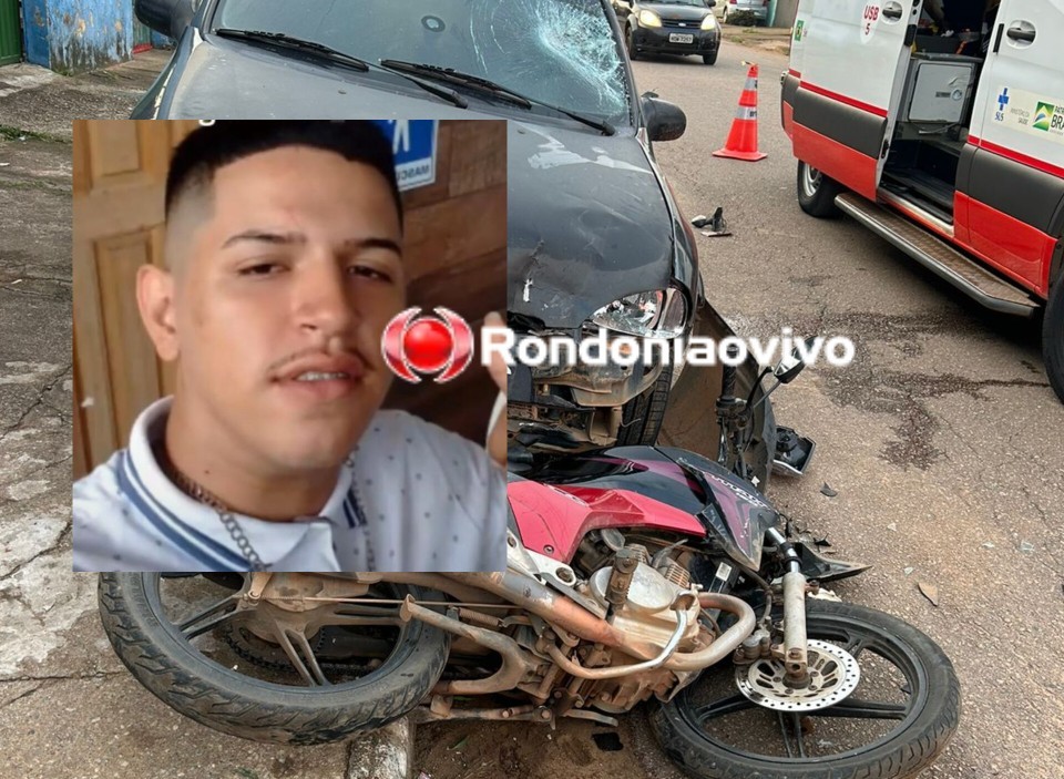 NÃO SUPORTOU: Morre motoboy que bateu de frente com carro parado 