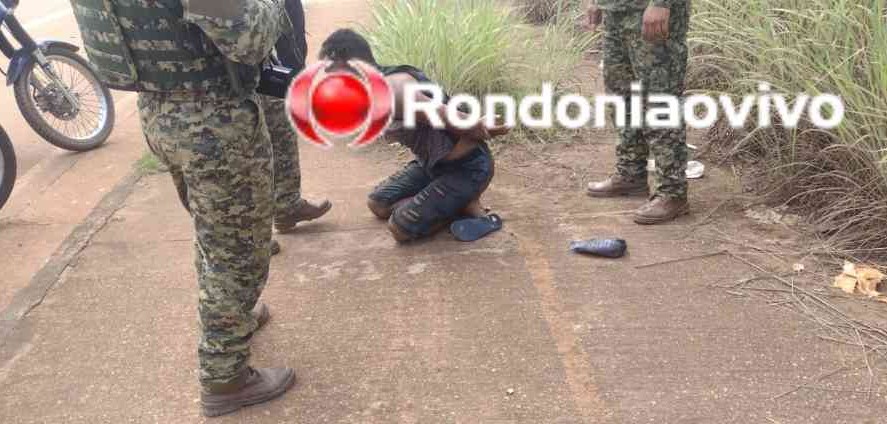 CAIU: Ladrão é preso em flagrante após invadir condomínio na BR-364