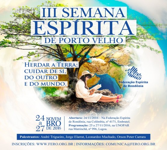 Semana Espirita começa nesta quinta-feira