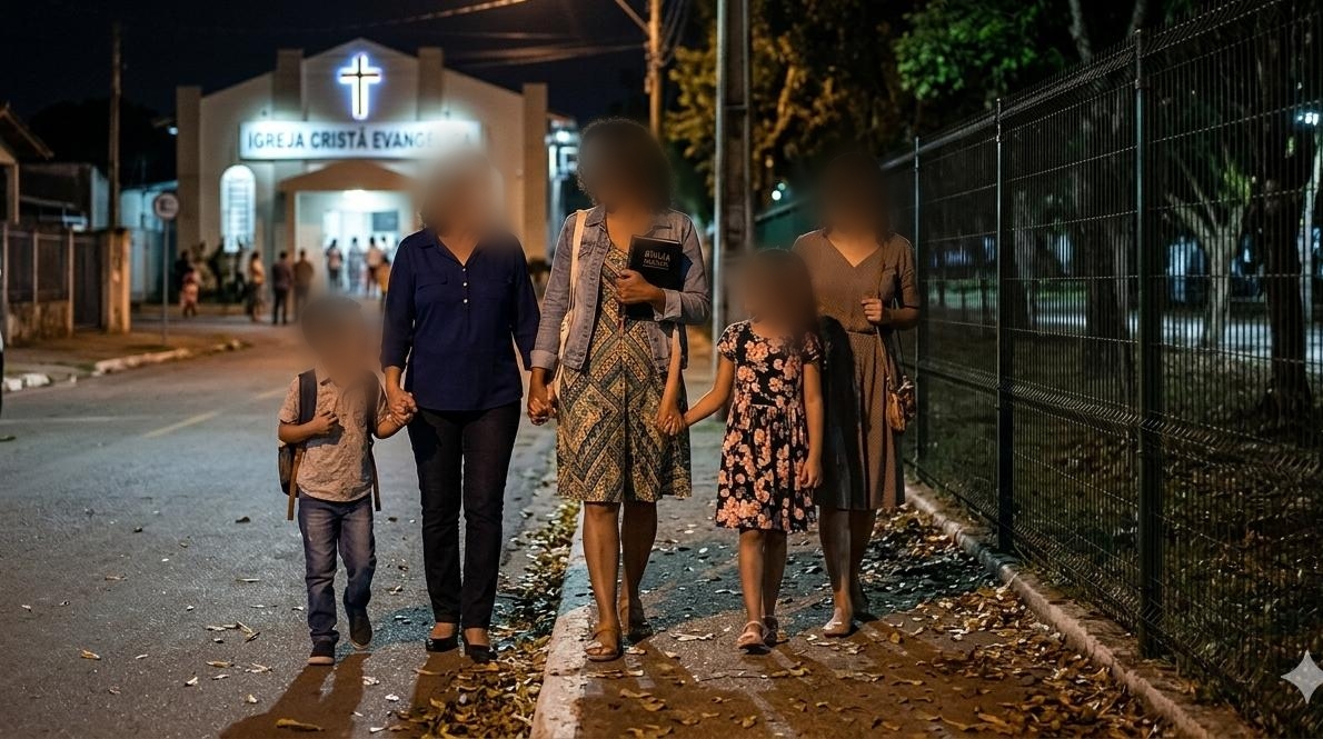 APÓS O CULTO: Bandido rouba família que tinha acabado de sair da igreja