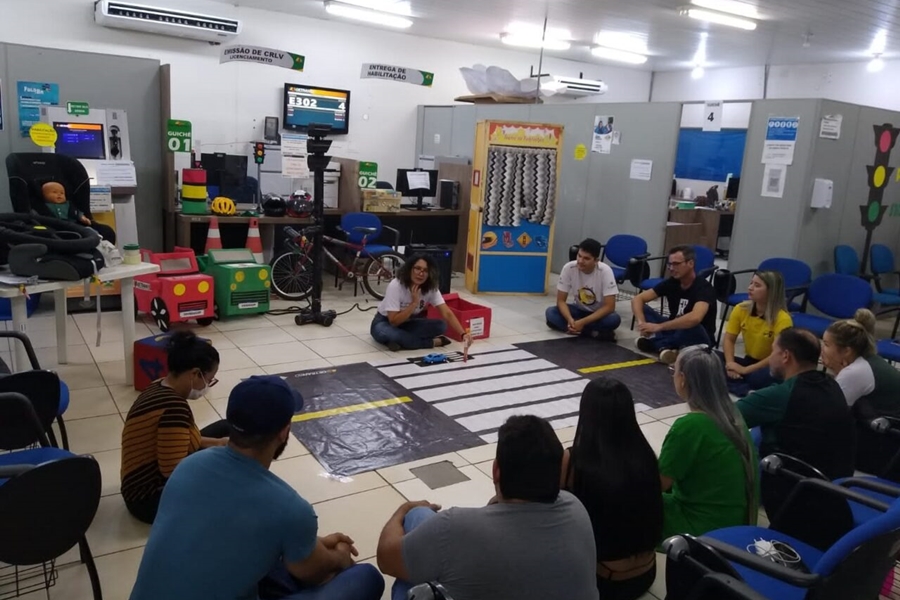 EDUCAÇÃO: Ciretran de Ji-Paraná aprimora técnicas de Educação de Trânsito para crianças