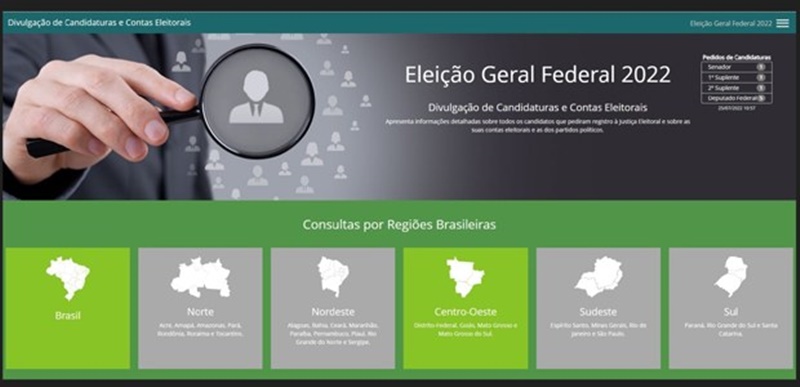 DIVULGACANDCONTAS: Prestação de contas dos candidatos pode ser consultada on-line