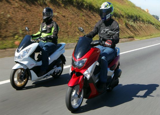 Yamaha NMax 160 enfrenta o Honda PCX 150 em duelo de scooters