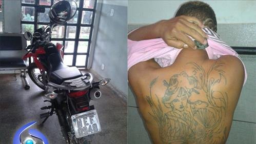 PM prende apenado com motocicleta furtada duas horas após sair do presídio