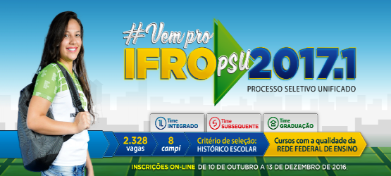 IFRO abre seleção para mais de 2.300 vagas; Confira editais