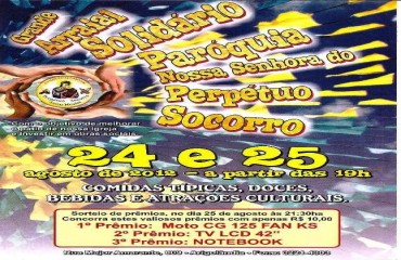 Arraial da Paróquia do Perpétuo Socorro começa hoje