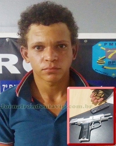 Jovem é preso com arma de uso restrito em região de conflitos agrários