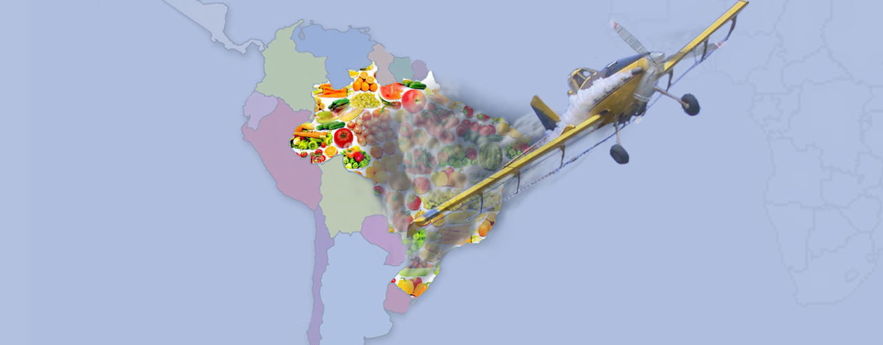 PERIGO: Lançado na Europa mapa do envenenamento de alimentos no Brasil