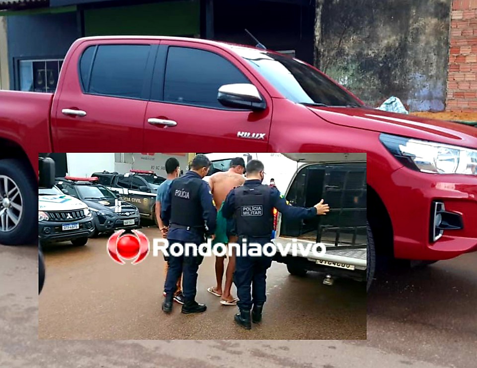 IDOSO AMARRADO: Criminosos são presos na BR-364 com Hilux que tinha acabado de ser roubada