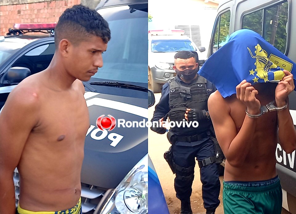 ATUALIZADA: Polícia faz cerco com helicóptero e detém assaltantes na zona Leste