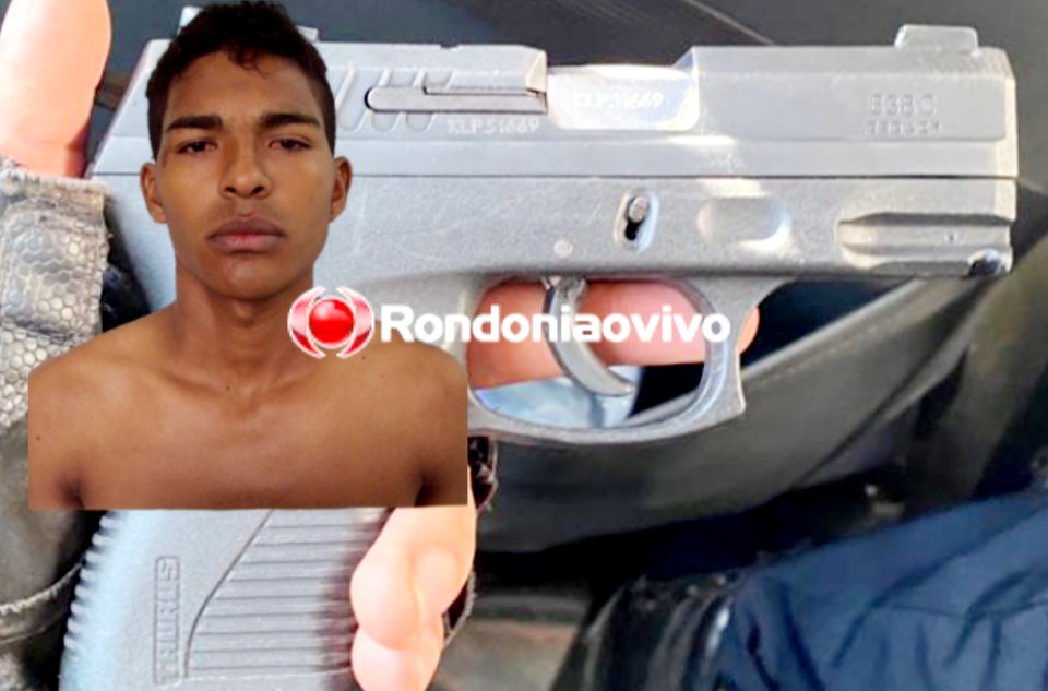 DENUNCIADO: Foragido tenta fugir, mas é preso com pistola no Orgulho do Madeira