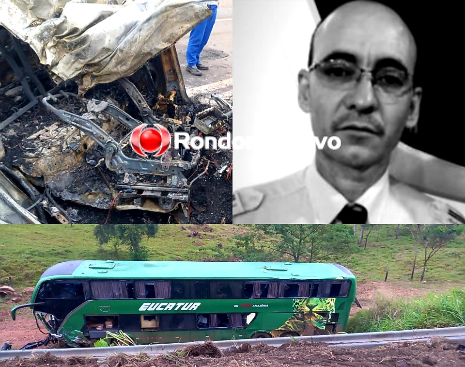 COLISÃO FRONTAL: Identificado motorista de ônibus que morreu em acidente na BR-364