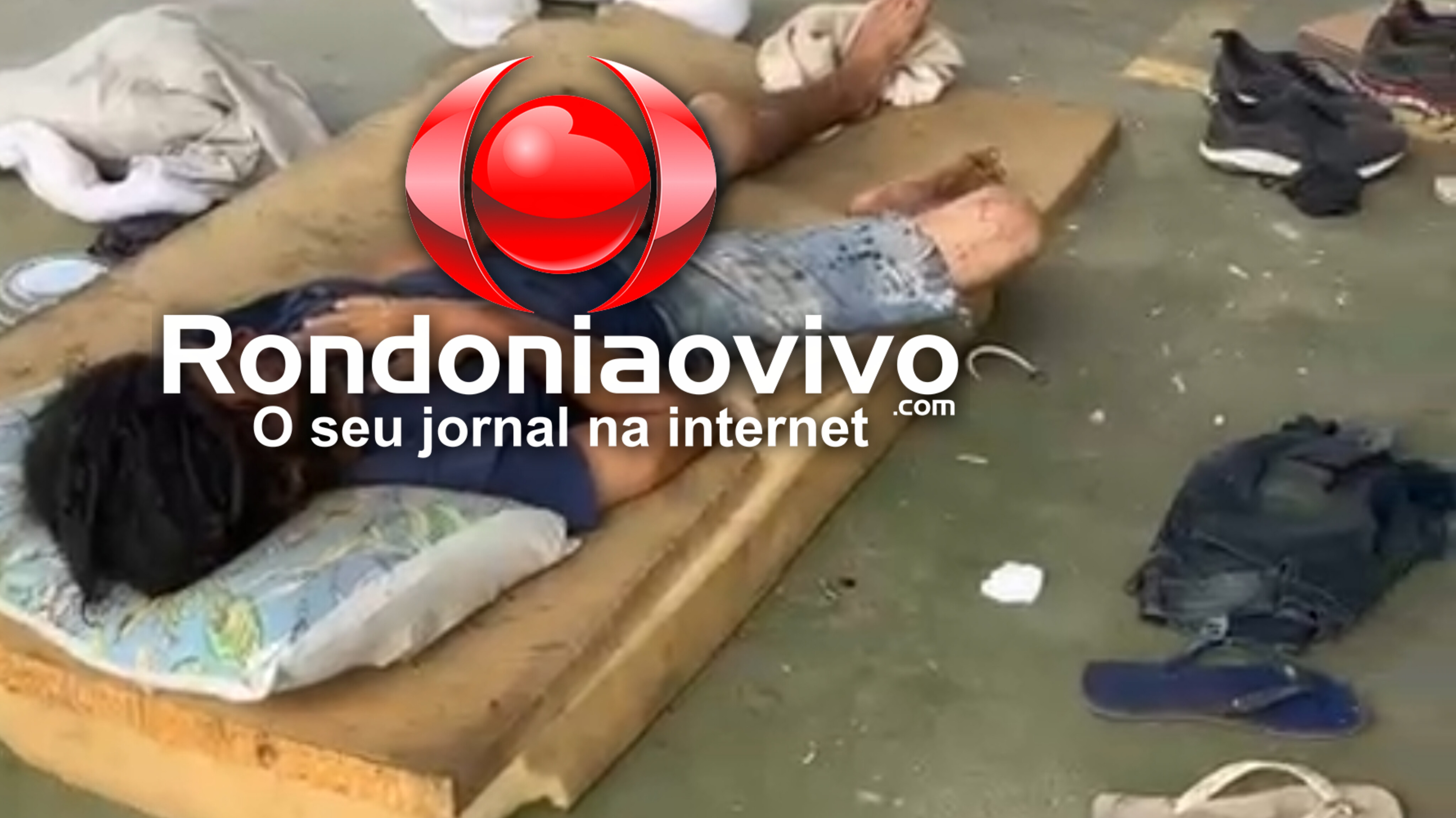 VEJA VÍDEO: Homem que agrediu grávida é espancado a pauladas em escola abandonada
