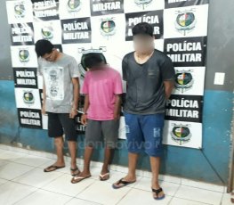 FLAGRANTE: Trio é detido armado próximo a Caerd