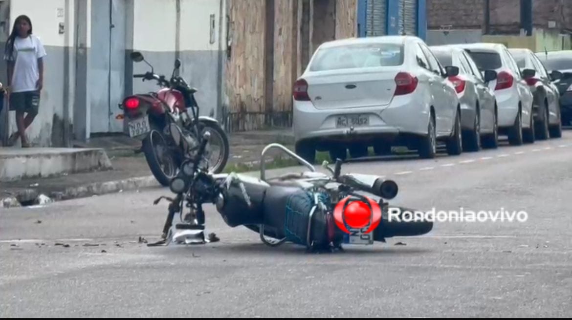 URGENTE: Motociclista é atingido em cheio por carro na Dom Pedro II