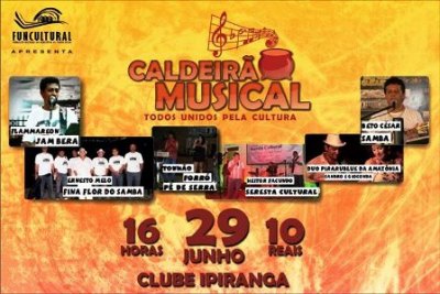 Caldeirão Musical reúne artistas do cenário cultural de Porto Velho