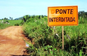 DER desperdiça R$ 500 mil na construção de ponte no distrito de Bom Jesus