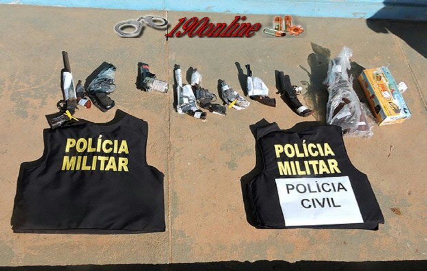 Armas apreendidas seguem para destruição