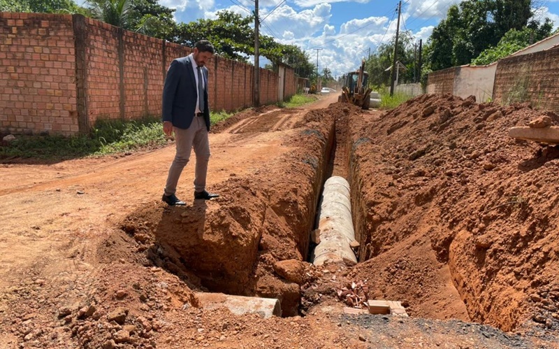 VEREADOR: Márcio Pacele consegue serviços de drenagem em Porto Velho