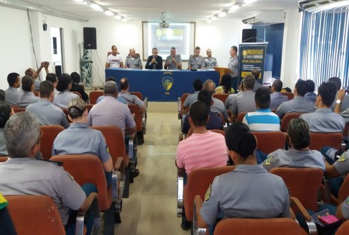 Polícia Militar na campanha contra a corrupção