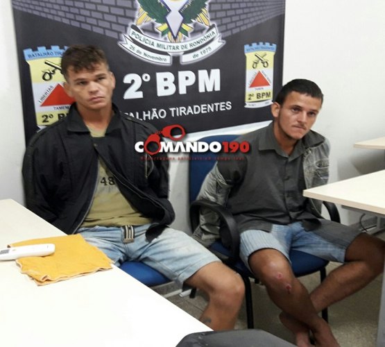 Polícia Militar prende dupla que transitava com arma de fogo