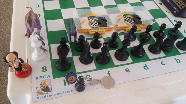 Atleta é penta no torneio de xadrez
