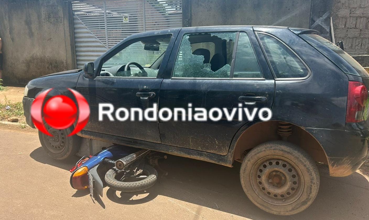 ATUALIZADA: Marido é baleado após atropelar assaltante que roubava mulher