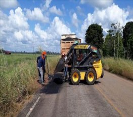 Começa restauração dos 28 km da rodovia de acesso ao distrito de Triunfo