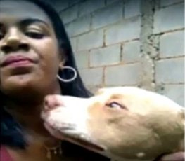 Jovem tira selfie com pit bull e é atacada pelo animal 