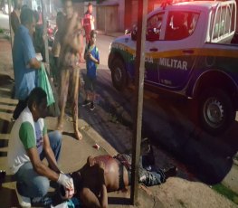 BEBEDEIRA: Homem é hospitalizado após levar pedrada de mulher  