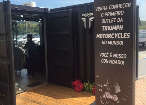 Triumph abre em São Paulo primeira loja outlet do mundo