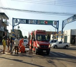 COLISÃO - Veículo oficial do IPHAN deixa motociclista ferido