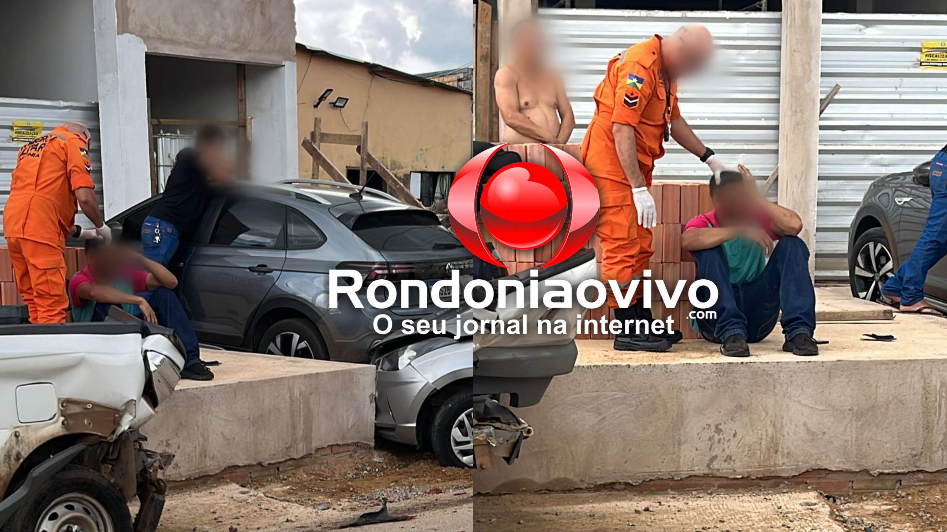 URGENTE: Motorista com sinais de embriaguez perde o controle e bate em carros parados