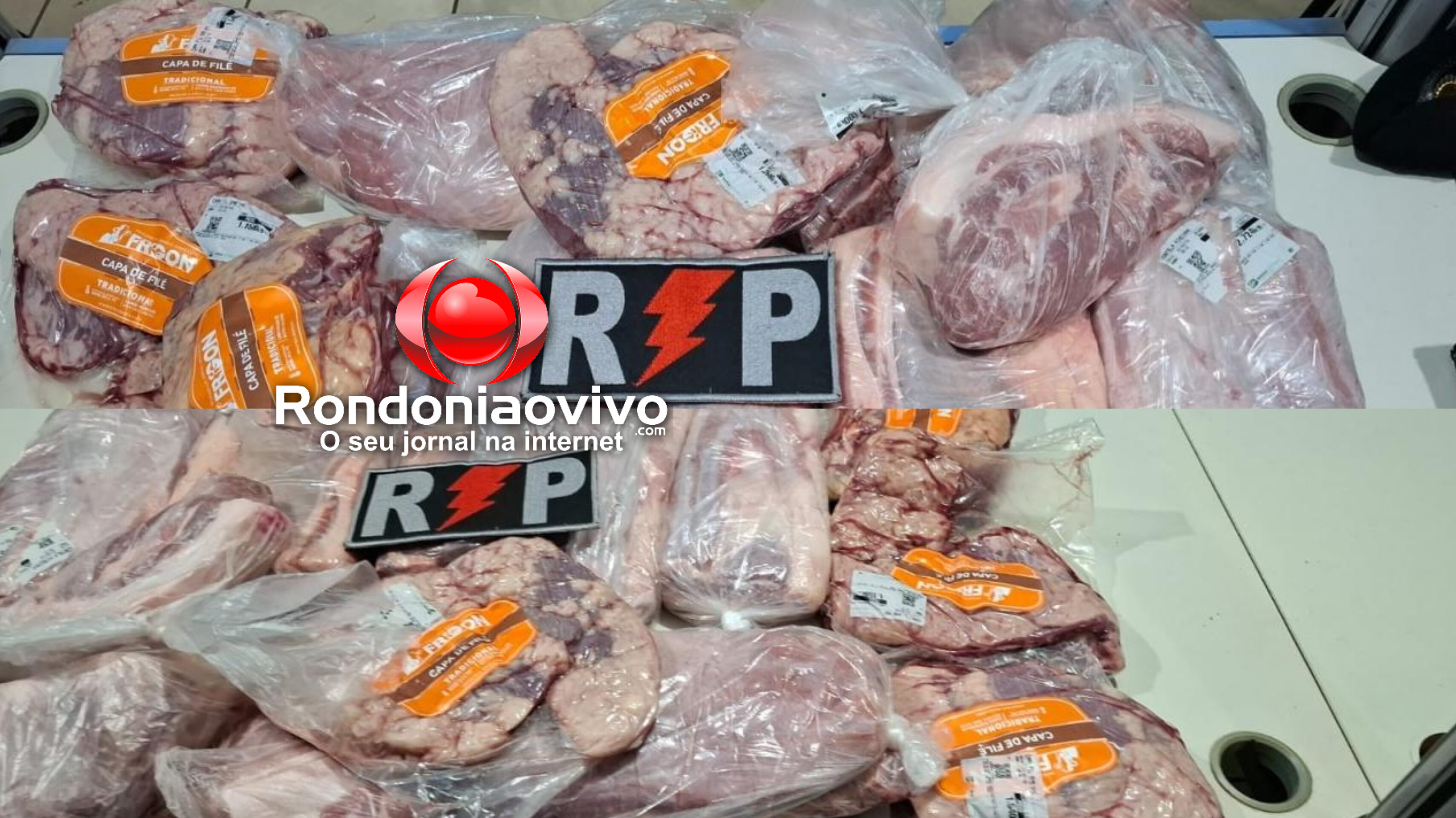 CHURRASCADA CANCELADA: Dupla é presa com 13 pacotes de carnes furtadas em restaurante na zona Sul