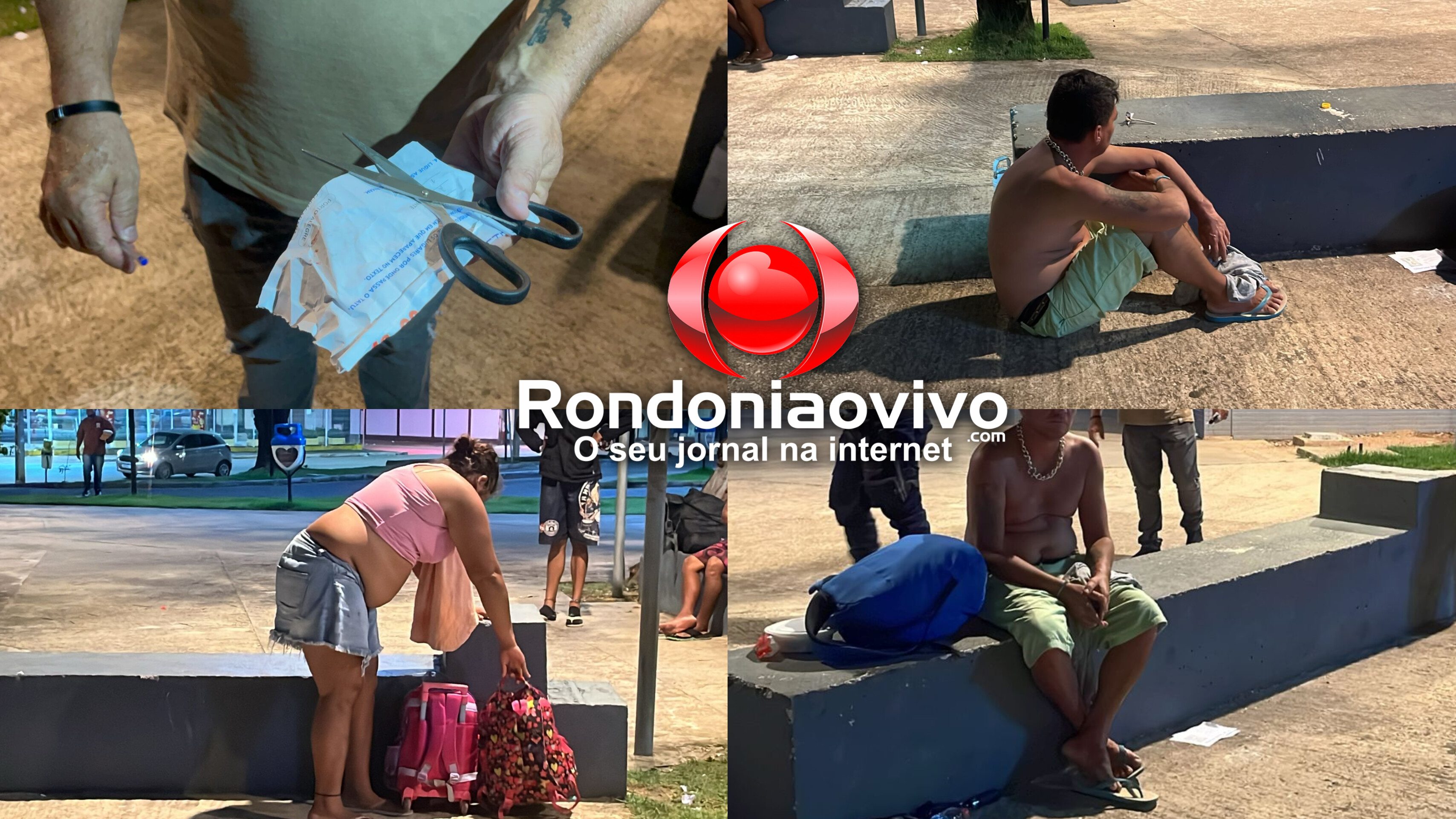 URGENTE: Briga de casal termina com mulher ferida a tesourada na rodoviária da capital