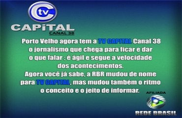 TV CAPITAL é o novo canal de notícias