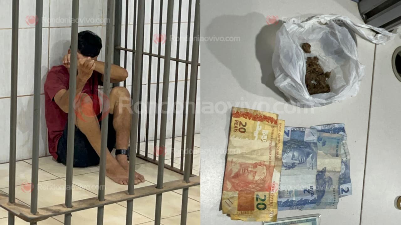 NÃO ESCAPOU: Apenado sai correndo ao ver a PM, mas é preso por tráfico de drogas 
