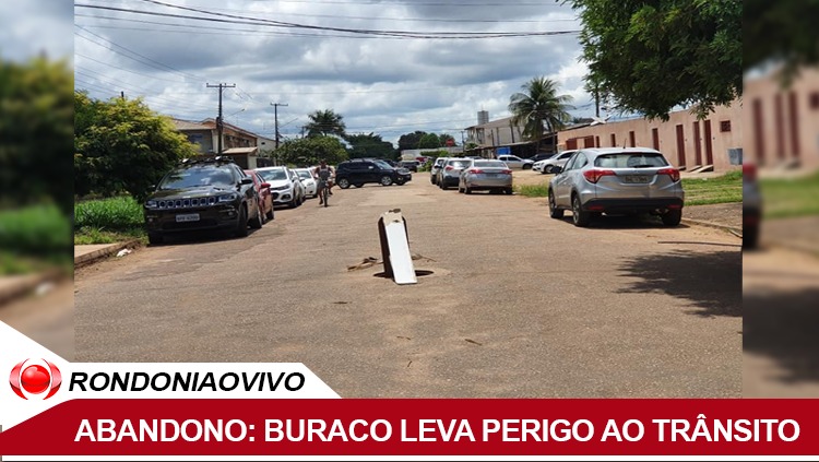 CENA DA CIDADE: Mais um buraco leva perigo ao trânsito em avenida da capital