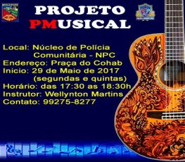 Conheça e ajude o projeto PM Musical