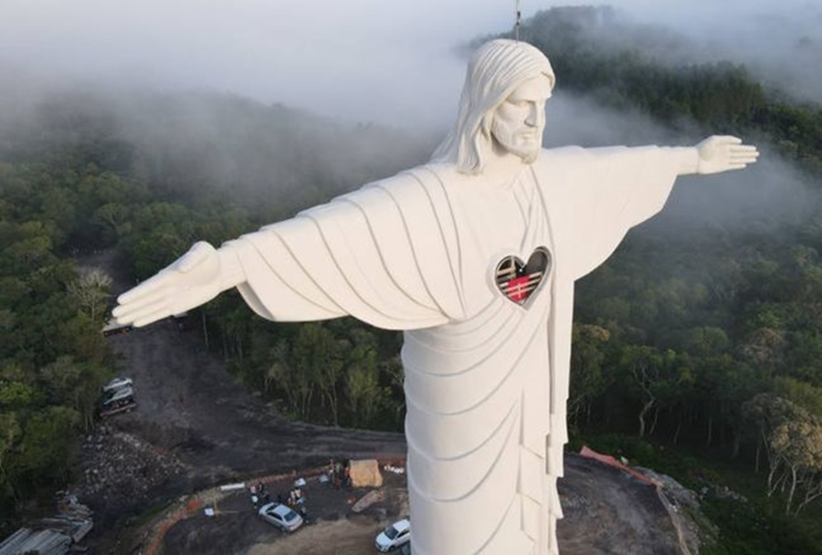 FÉ: Rio Grande do Sul tem Cristo Redentor maior que o do Rio de Janeiro