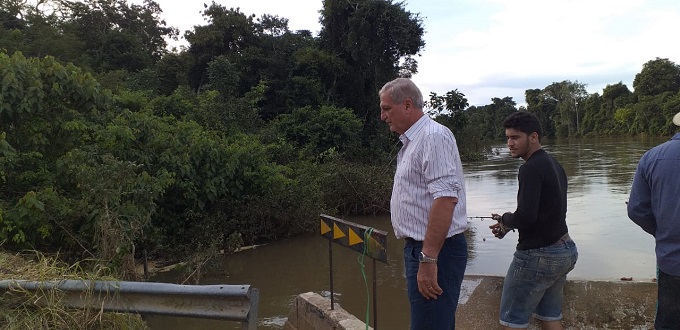 ACESSO: Adelino Follador cobra recuperação urgente da ponte sobre o rio Jamari