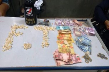 Polícia prende ‘boqueiro’ em condomínio do município com mais de 260 porções de cocaína