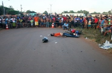 TRAGÉDIA - Acidente na José Vieira Caúla provoca morte de motociclista - Confira fotos