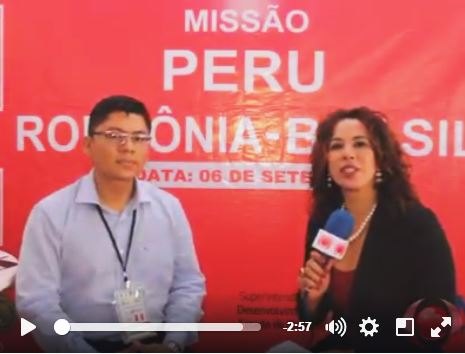 RONDÔNIA RURAL SHOW - Representante comercial do Peru e os negócios com Brasil