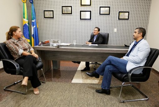 Maurão se reúne com a empresária Ana Gurgacz e diretor do grupo SGC