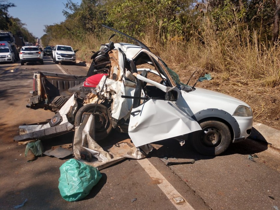 NA BR: Acidente fatal mata casal rondoniense que estava em férias no Mato Grosso