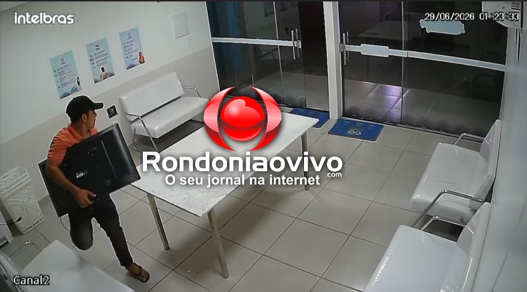 LADRÃO DE TV: Câmera flagra furto em lavanderia no pátio de posto de combustível na capital  ​