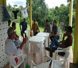 Deputado Expedito Netto e Vereador Marcelo Reis visitam moradores da BR-319