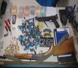 Polícia Militar desmonta suposta boca de fumo